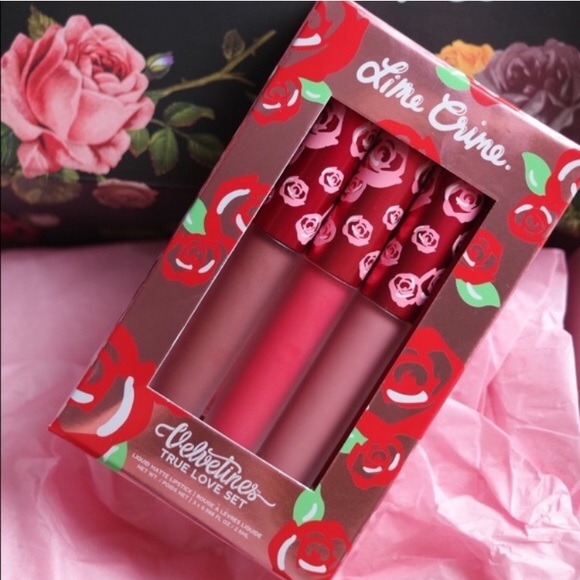Lime Crime Other - Lime Crime Velvetines True Love Set Matte Lipstick
